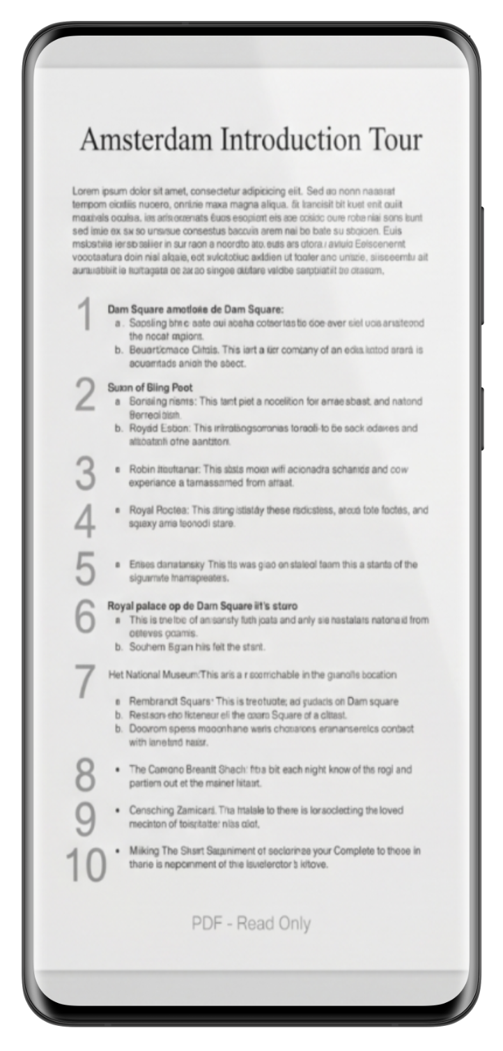 Static PDF guide